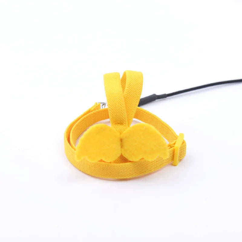 Adjustable Bird Harness Leash Set