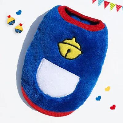 Cozy Fleece Winter Vest for Small Cats