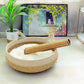 Woven Summer Cat Bed with Removable Cover