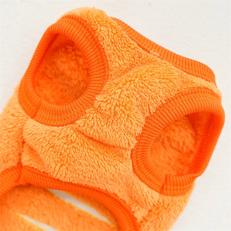Cozy Fleece Winter Vest for Small Cats